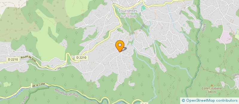 localisation de l'entreprise PROM COM à TOURRETTES-SUR-LOUP