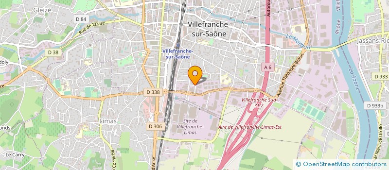 localisation de l'entreprise PROM SERVICES à VILLEFRANCHE-SUR-SAONE