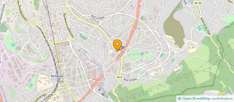 localisation de l'entreprise PROM-TEC  SAINT-ETIENNE