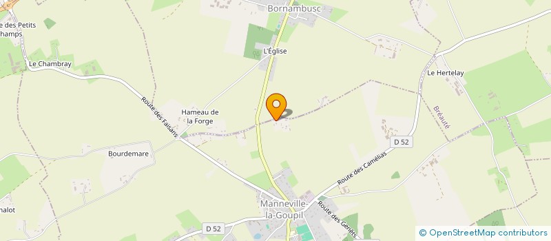 localisation de l'entreprise PROMA CNC  MANNEVILLE-LA-GOUPIL