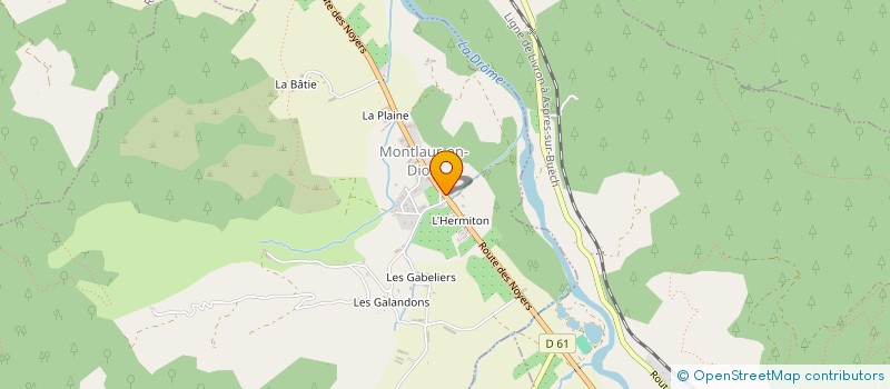 localisation de l'entreprise PROMAC  MONTLAUR-EN-DIOIS