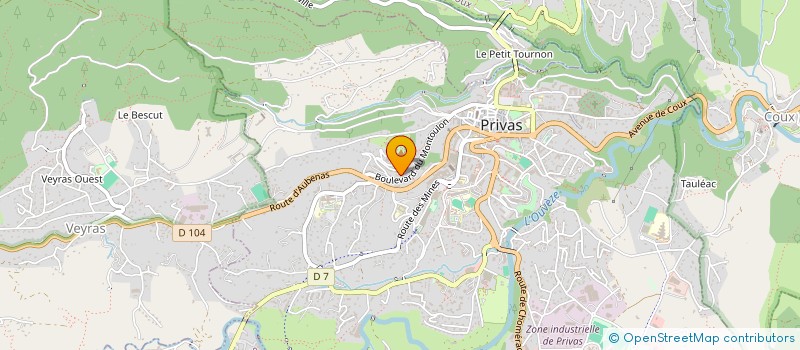 localisation de l'entreprise PROMACHOS à PRIVAS