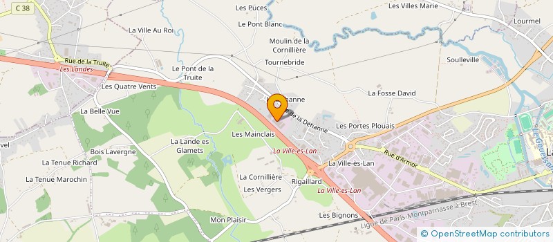 localisation de l'entreprise PROMADIS à LAMBALLE-ARMOR