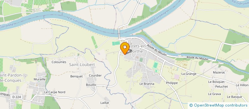 localisation de l'entreprise PROMAFLOT  CASTETS ET CASTILLON