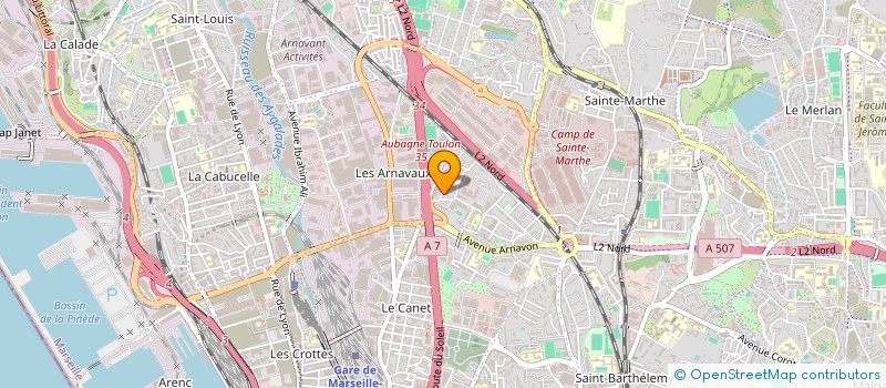 localisation de l'entreprise PROMAFLUID à MARSEILLE