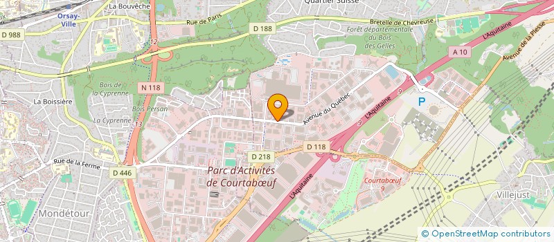 localisation de l'entreprise PROMAG DISTRIBUTION à VILLEBON-SUR-YVETTE