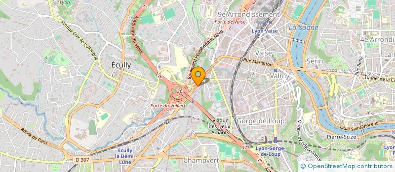 localisation de l'entreprise PROMALAB EUROPE  TASSIN-LA-DEMI-LUNE