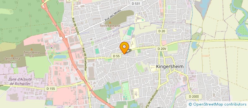 localisation de l'entreprise PROMALER à KINGERSHEIM