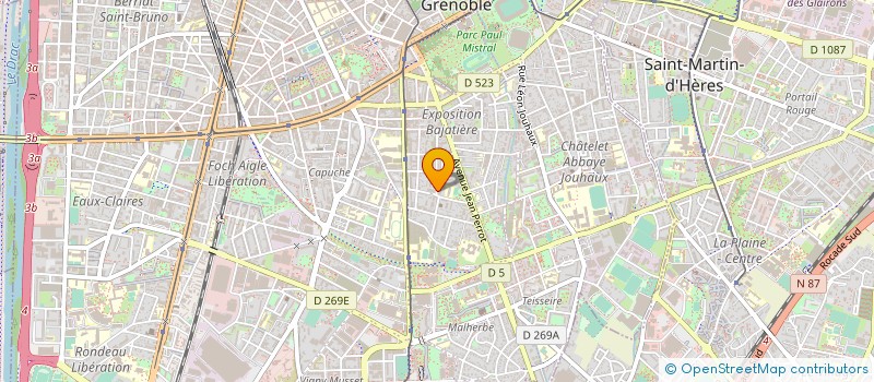 localisation de l'entreprise PROMALP à GRENOBLE