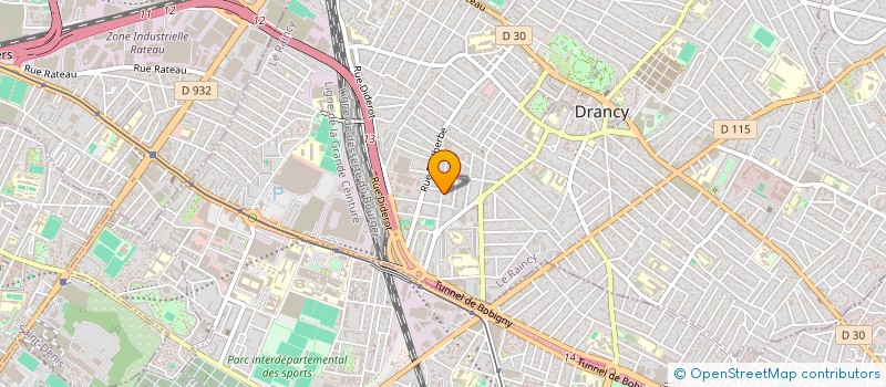 localisation de l'entreprise PROMALUX à DRANCY