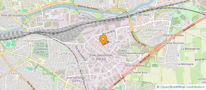 localisation de l'entreprise PROMALY à CESSON-SEVIGNE