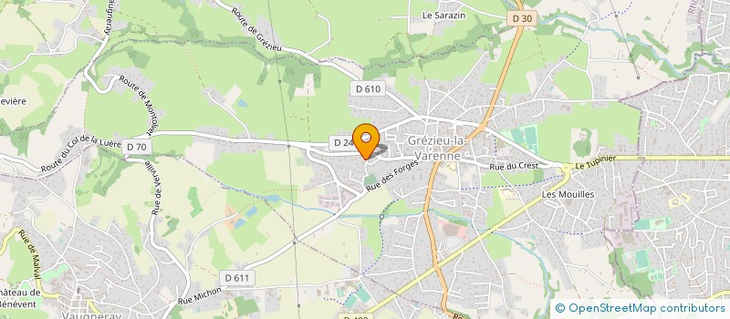 localisation de l'entreprise PROMALYON à GREZIEU-LA-VARENNE