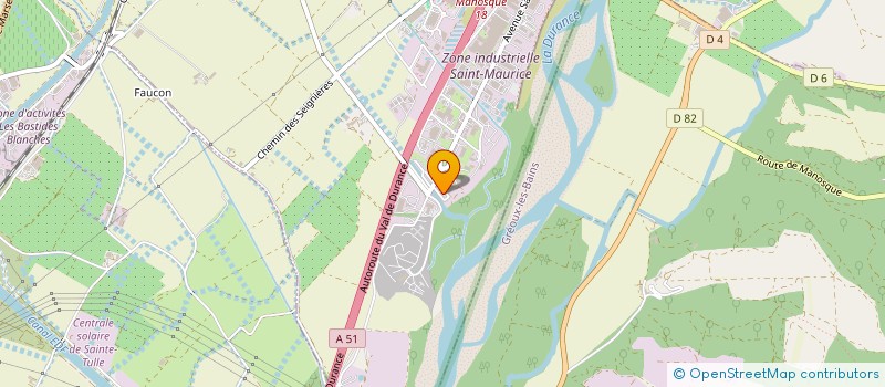 localisation de l'entreprise PROMAN 176 à MANOSQUE