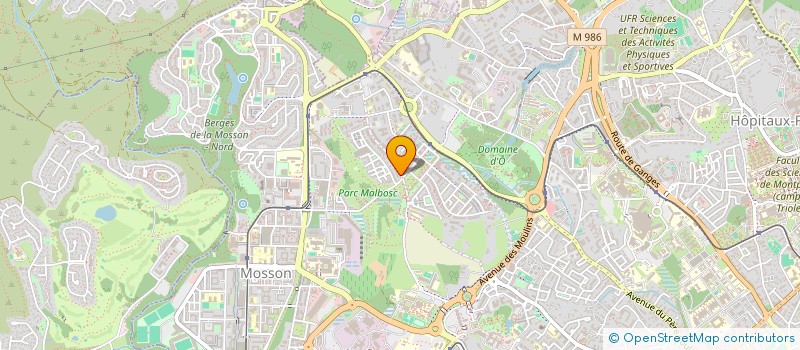 localisation de l'entreprise PROMANTIS HOLDING SSTP à MONTPELLIER