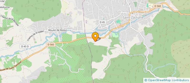 localisation de l'entreprise PROMANTONE  SAINT-ZACHARIE