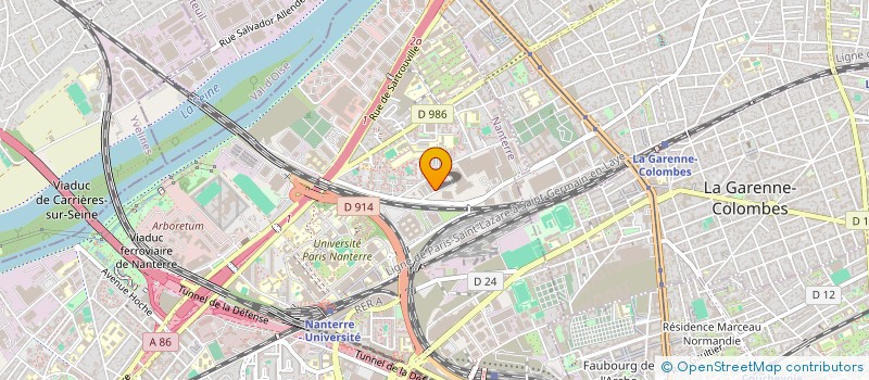 localisation de l'entreprise PROMANUT à NANTERRE