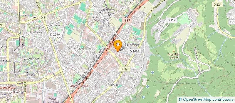 localisation de l'entreprise PROMANUTENTION  SAINT-MARTIN-D'HERES