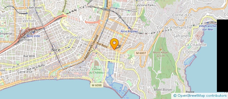 localisation de l'entreprise PROMANYS RH à NICE