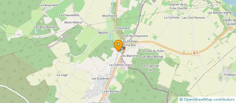 localisation de l'entreprise PROMARCAN à FONTEVRAUD L ABBAYE