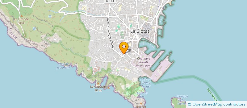 localisation de l'entreprise PROMARINE 13 à LA CIOTAT