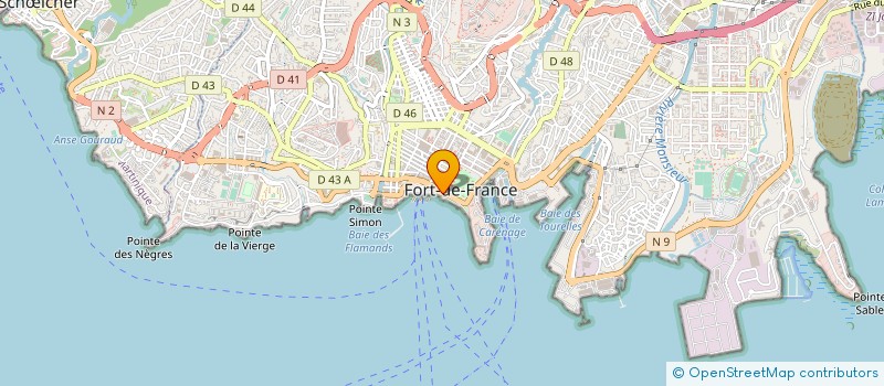 localisation de l'entreprise PROMART à FORT-DE-FRANCE