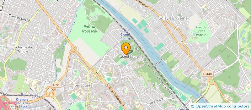 localisation de l'entreprise PROMARTIS à EVRY-COURCOURONNES