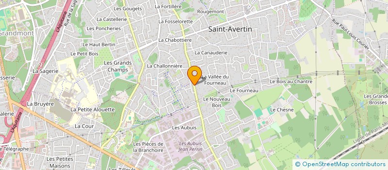 localisation de l'entreprise PROMAS  SAINT AVERTIN