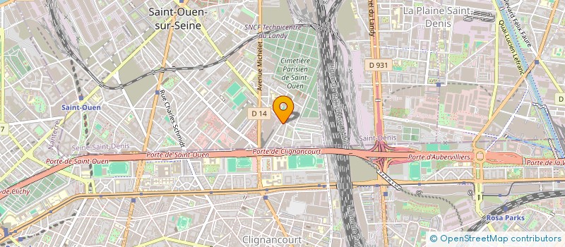 localisation de l'entreprise PROMAT à SAINT-OUEN-SUR-SEINE