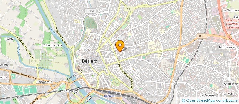 localisation de l'entreprise PROMAT à BEZIERS