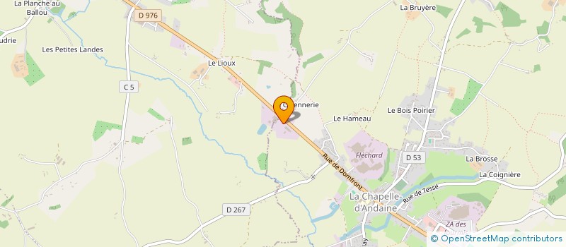 localisation de l'entreprise PROMAT à RIVES D'ANDAINE
