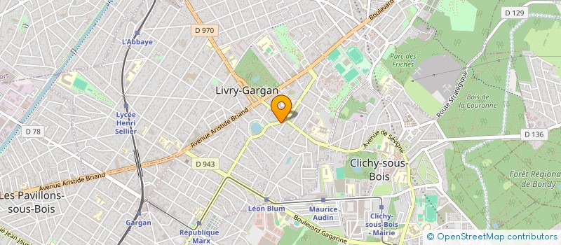 localisation de l'entreprise PROMAT à LIVRY-GARGAN