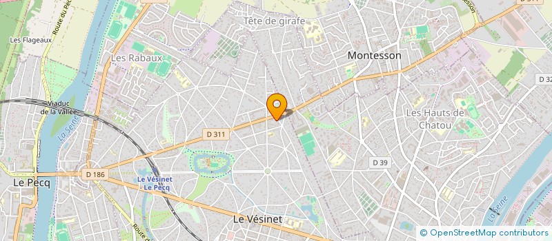 localisation de l'entreprise PROMAT à LE VESINET