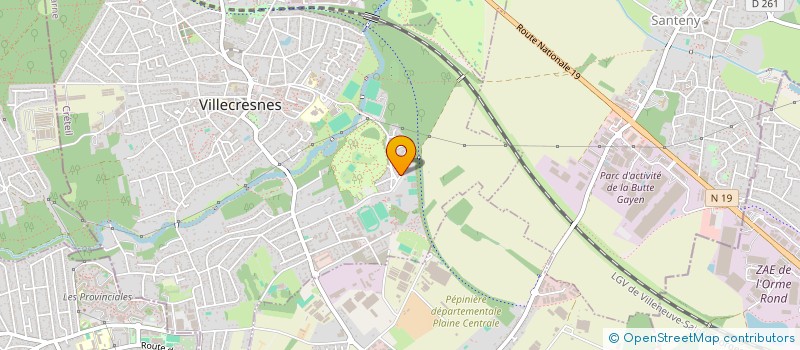 localisation de l'entreprise PROMAT EQUIPEMENT  VILLECRESNES