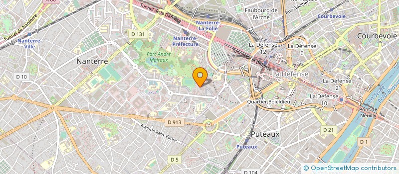 localisation de l'entreprise PROMAT78 à NANTERRE