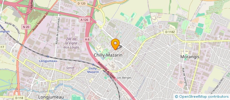 localisation de l'entreprise PROMATHIS à CHILLY-MAZARIN