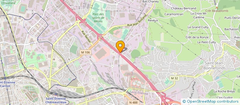 localisation de l'entreprise PROMATOKAZ à SAINT-ETIENNE