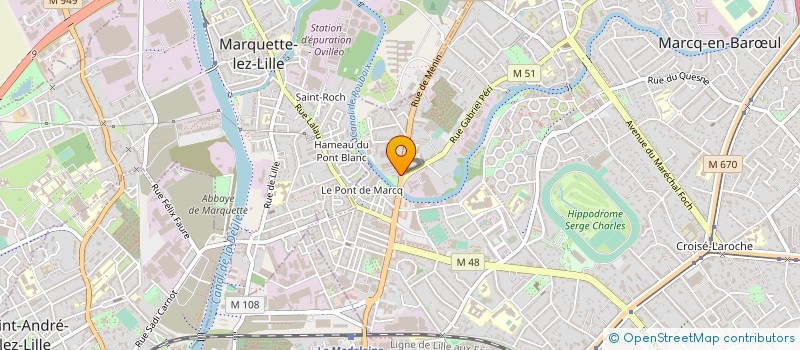 localisation de l'entreprise PROMATOME à MARCQ-EN-BARŒUL