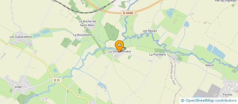 localisation de l'entreprise PROMAVI à CHANTONNAY