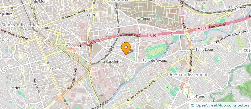 localisation de l'entreprise PROMAX 13  MARSEILLE