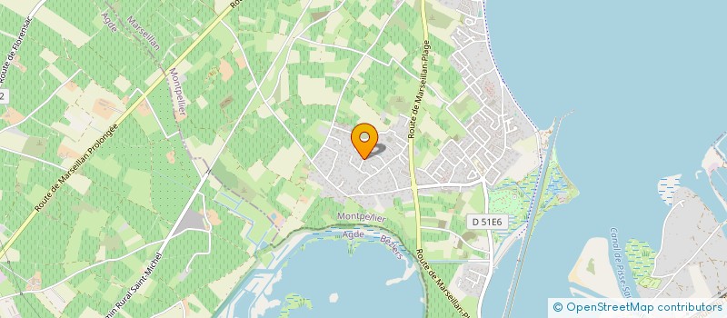 localisation de l'entreprise PROMAX à MARSEILLAN