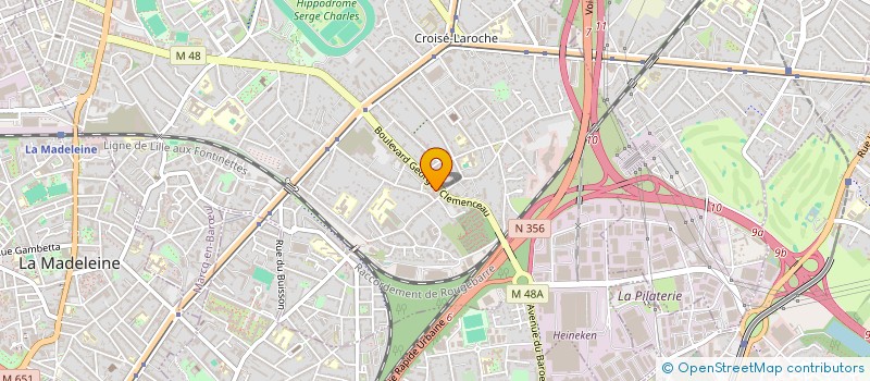 localisation de l'entreprise PROMAXIM à MARCQ-EN-BARŒUL