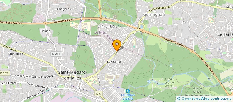 localisation de l'entreprise PROMAZU  SAINT-MEDARD-EN-JALLES