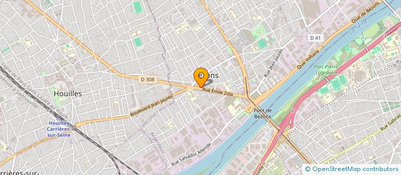 localisation de l'entreprise PROMB  ARGENTEUIL