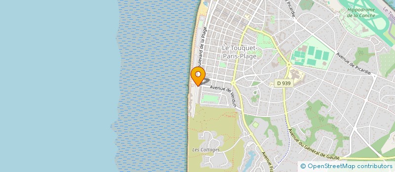 localisation de l'entreprise PROMCA à LE TOUQUET-PARIS-PLAGE