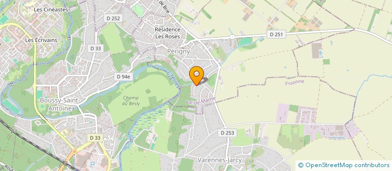 localisation de l'entreprise PROMD  VILLECRESNES