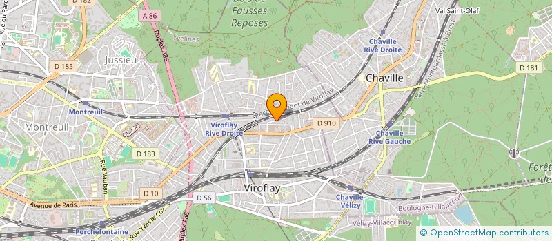localisation de l'entreprise PROME à VIROFLAY