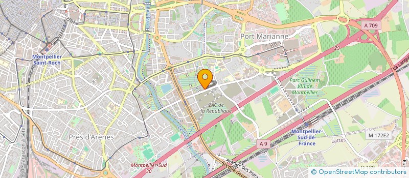 localisation de l'entreprise PROMEASE  MONTPELLIER