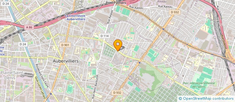 localisation de l'entreprise PROMECA à AUBERVILLIERS