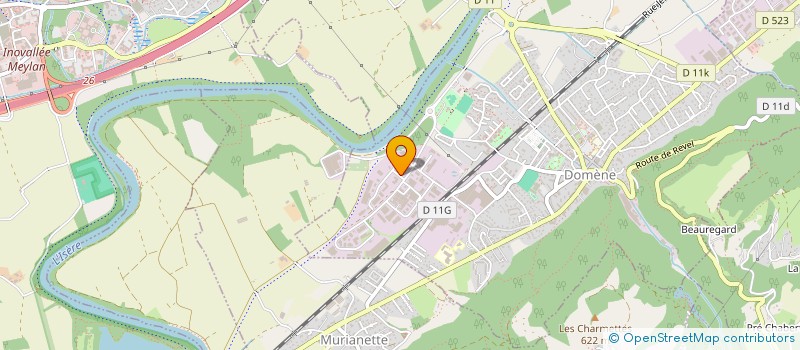 localisation de l'entreprise PROMECA  LE VERSOUD