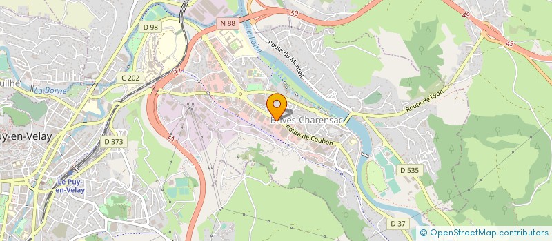 localisation de l'entreprise PROMECA CONSTRUCTION à BRIVES-CHARENSAC